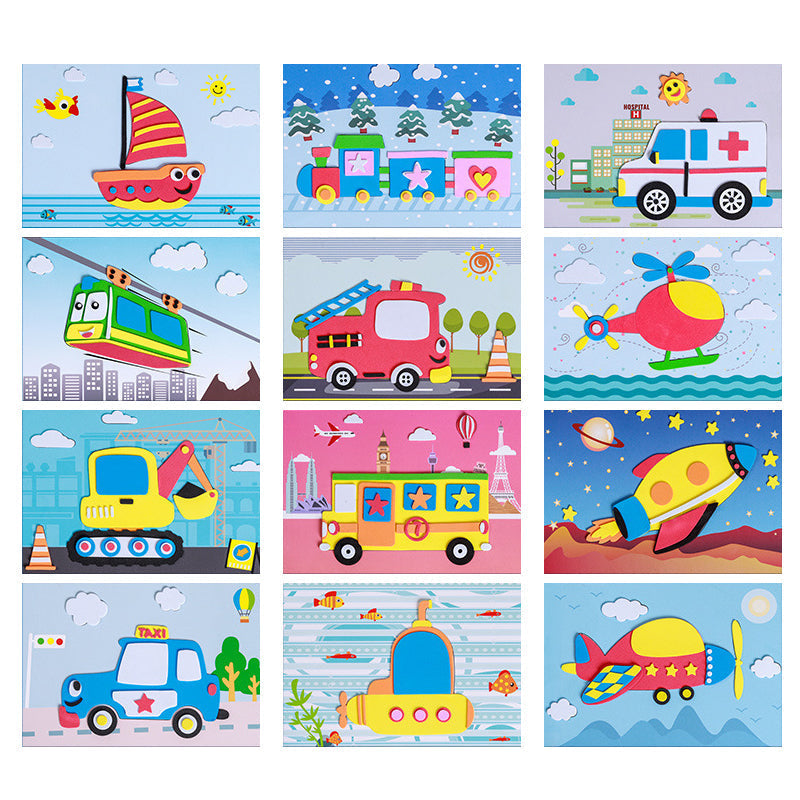 Fun DIY 3D Animal Sticker Kit