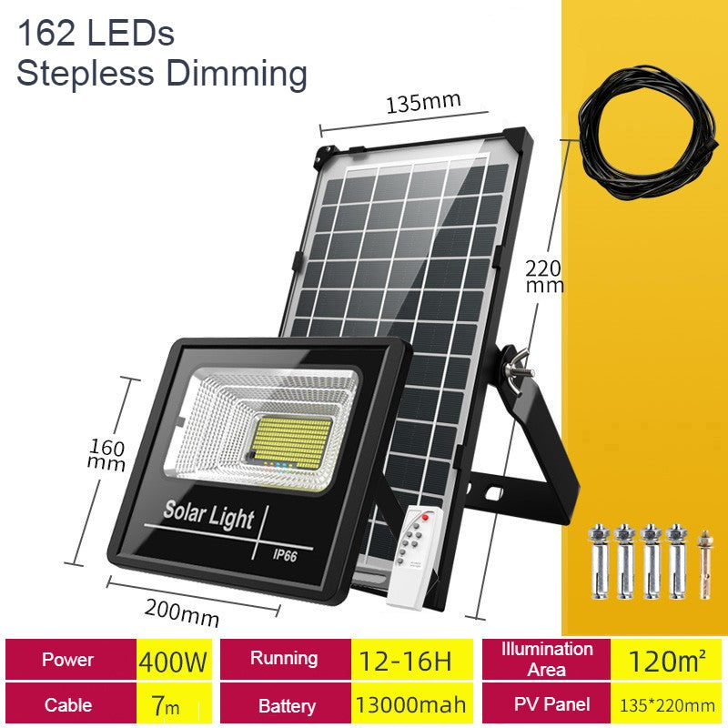 Wireless Solar Powered Garden Light with Remote