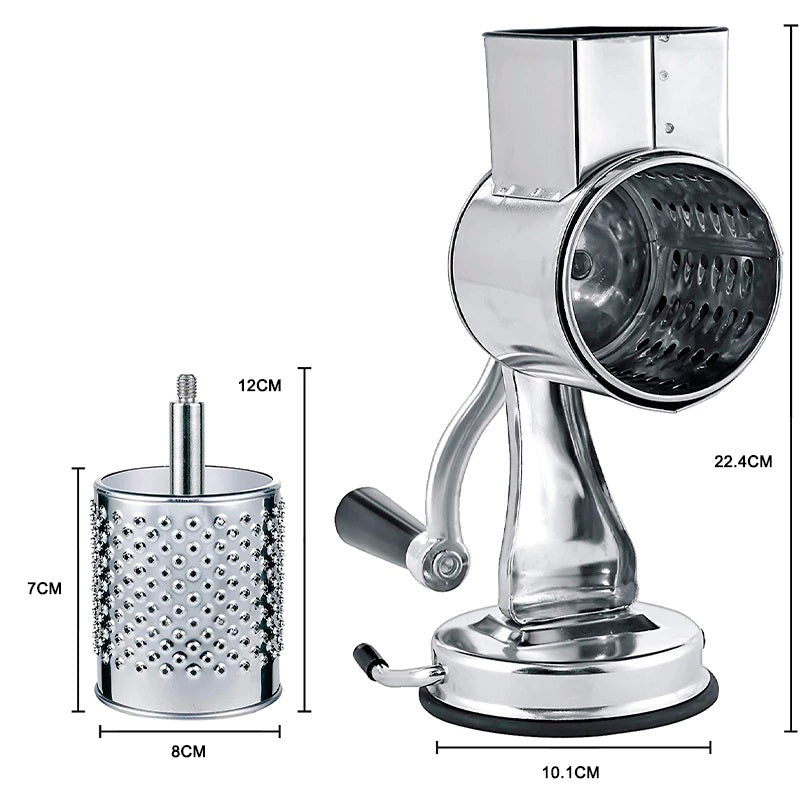 Easy Use 3-in-1 Food Slicer Grater Shredder