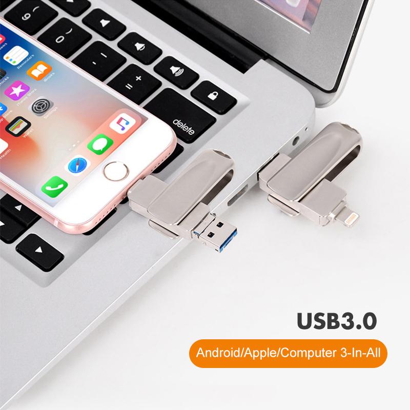 Portable 3 in 1 USB Flash Drive - Halri