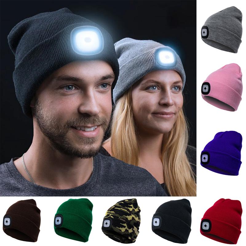 Adjustable LED Light Beanie Cap - Halri