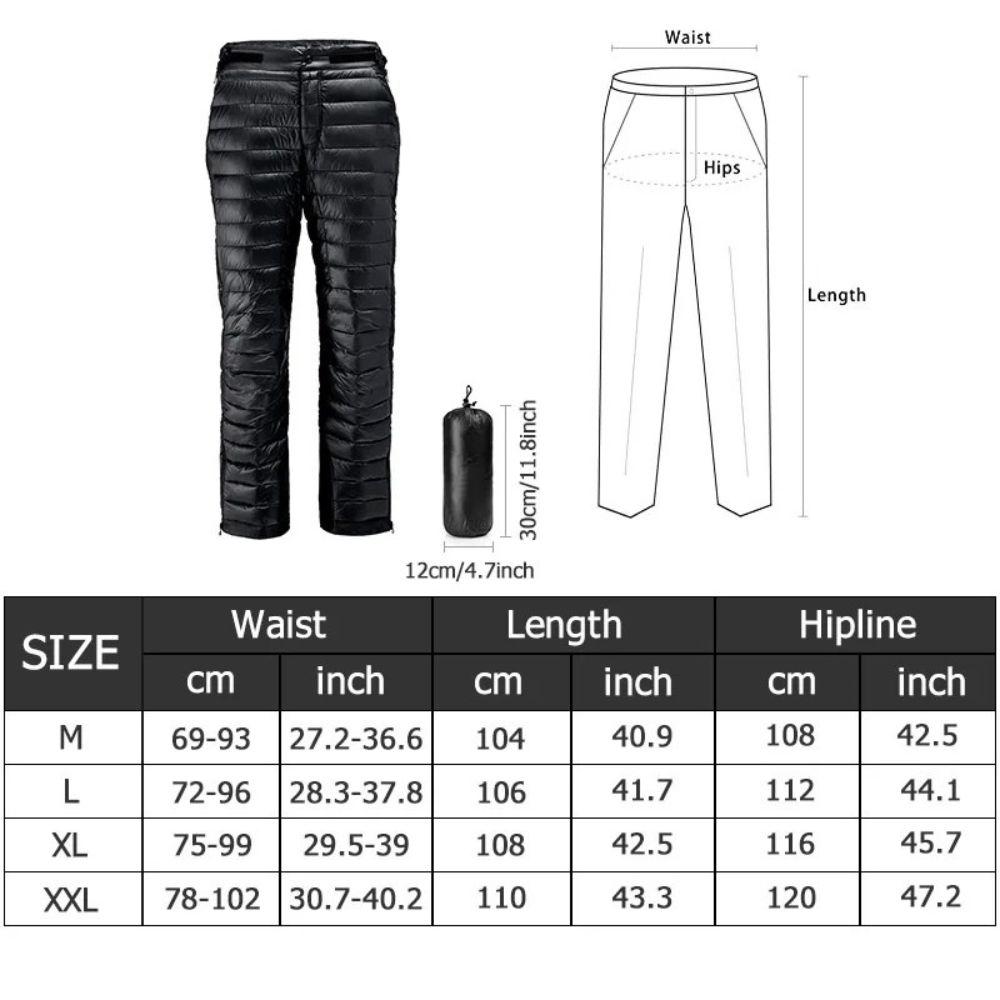 Warm Waterproof Insulated Ski Pants for Men