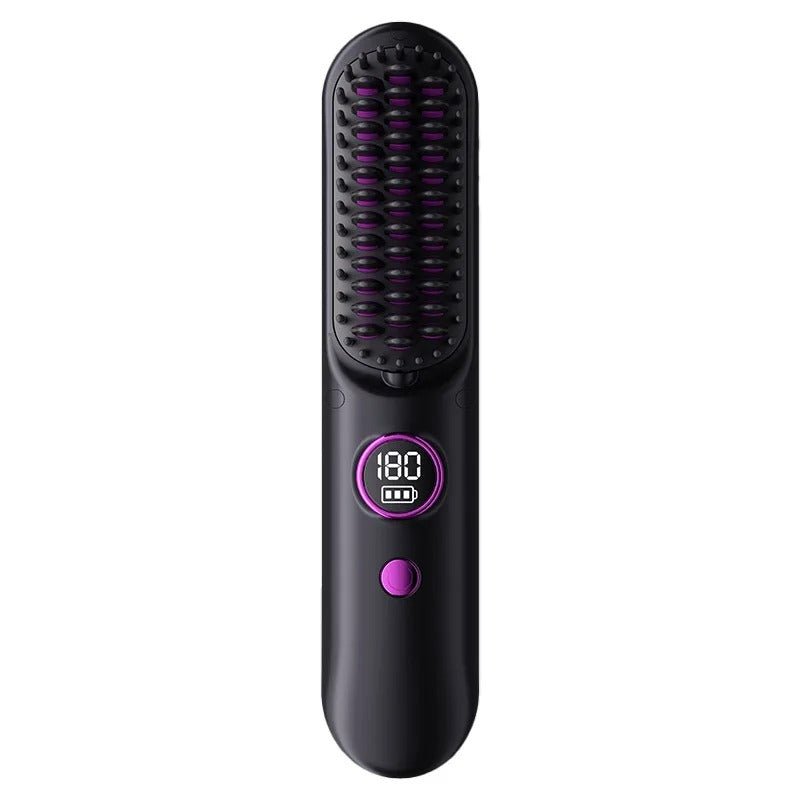 Portable Hair Straightener Brush for Women Travel