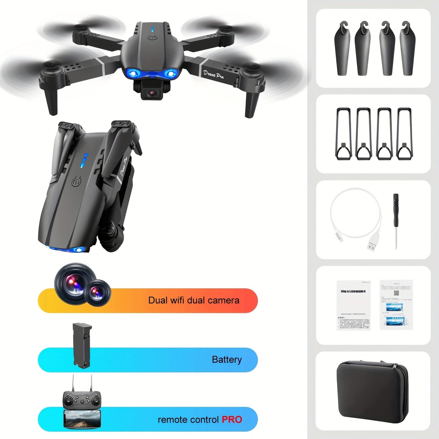 WiFi HD Video Drone Camera