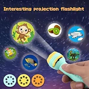 Fun Kids Nightlight Projector Flashlight