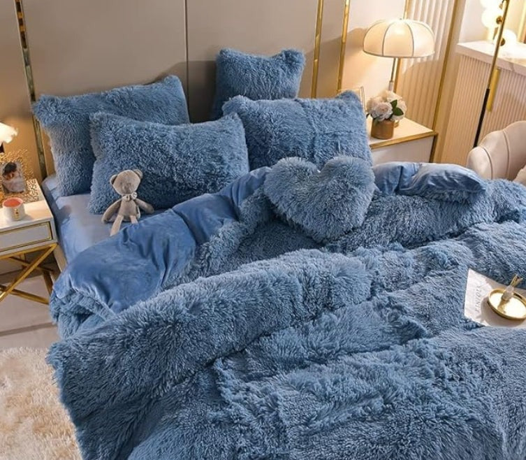 Soft Premium Duvet Cover with Zipper and Tie Downs