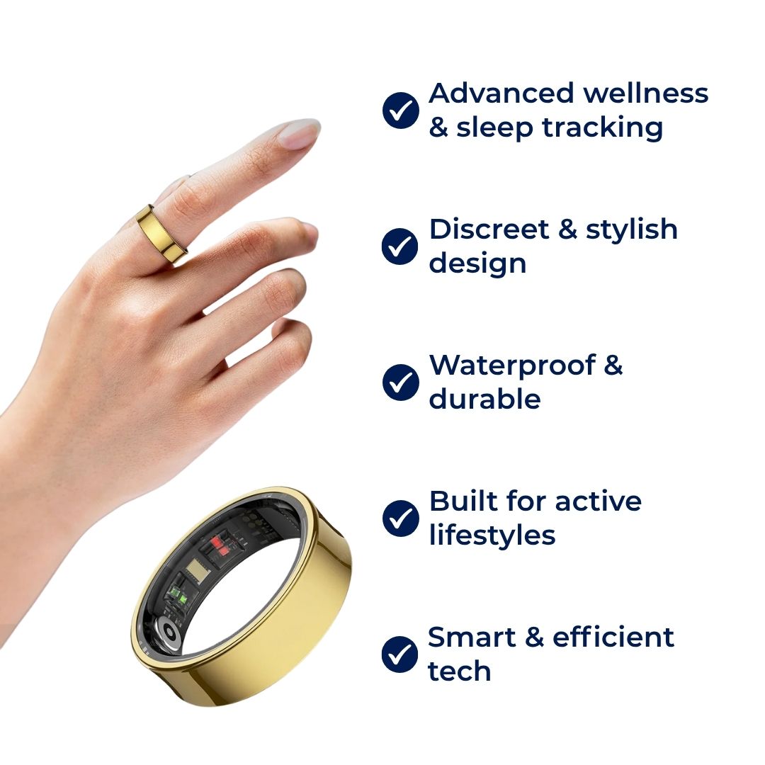 Fitness Tracker Ring | Waterproof Activity Monitor