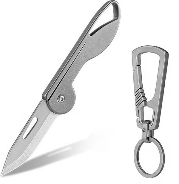 Compact Lightweight Titanium Pocket Folding Knife