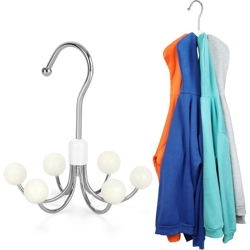 Rotating Closet Organizer for Bags & Hoodies