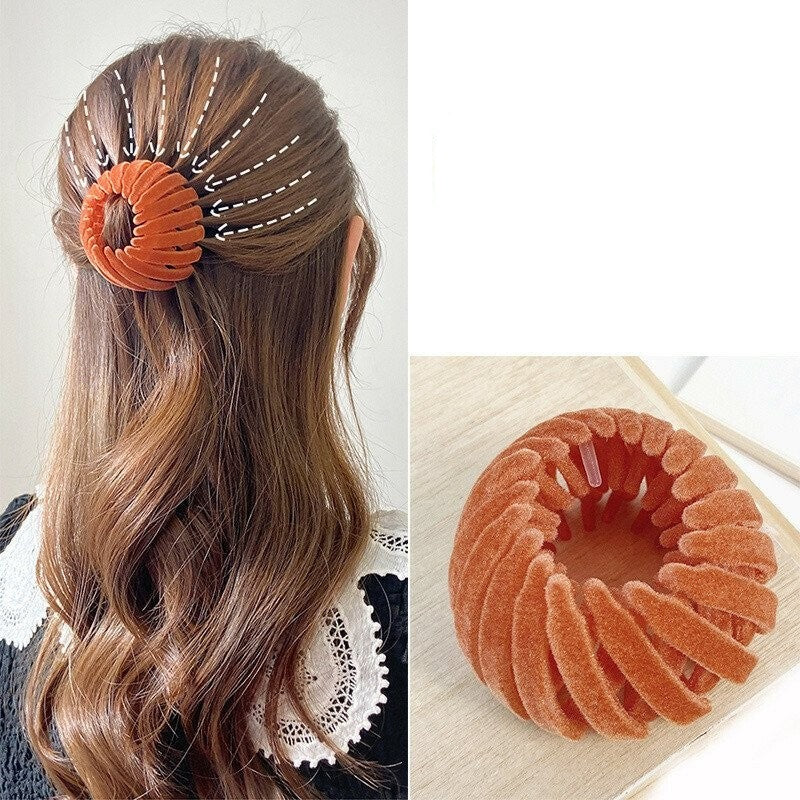 Easy Hair Bun Clip for All Hair Types