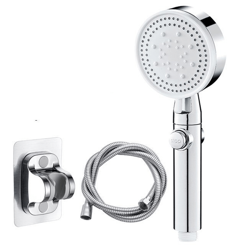 Halri Adjustable 5 Mode Shower Head with Control Button
