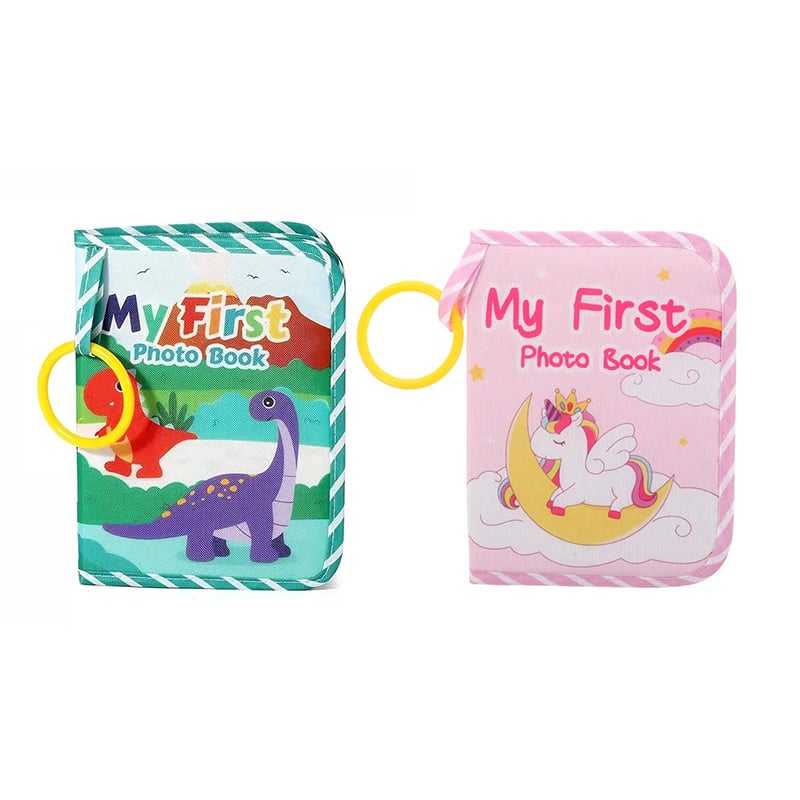 Baby First Photo Album with Secure Mirror