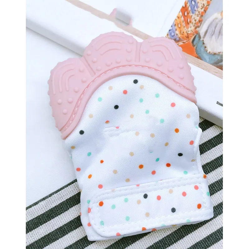 Baby Teething Mitten with Soft Silicone