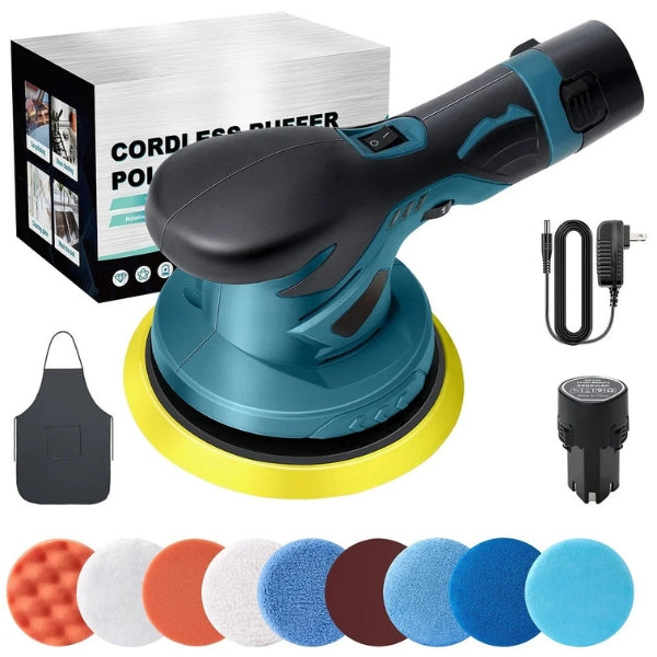 Portable Auto Buffer Polisher | 6-Speed Adjustable, Compact & Long Lasting