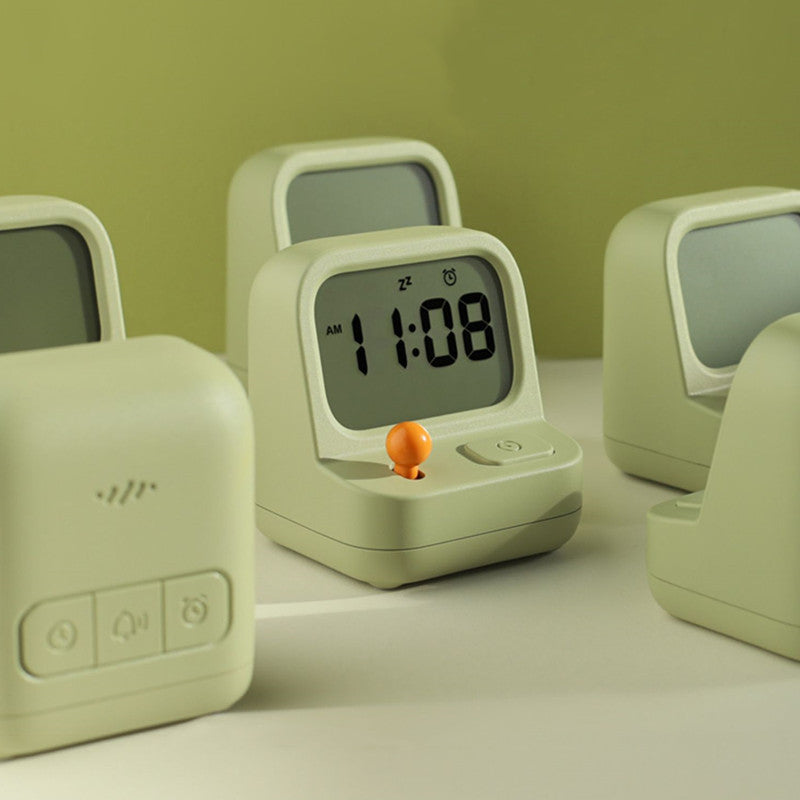 Classic Retro Gaming System With Clock - Halri