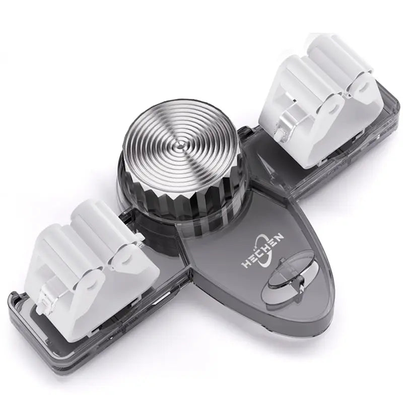 Sticky Wall Broom Holder with Adjustable Hooks
