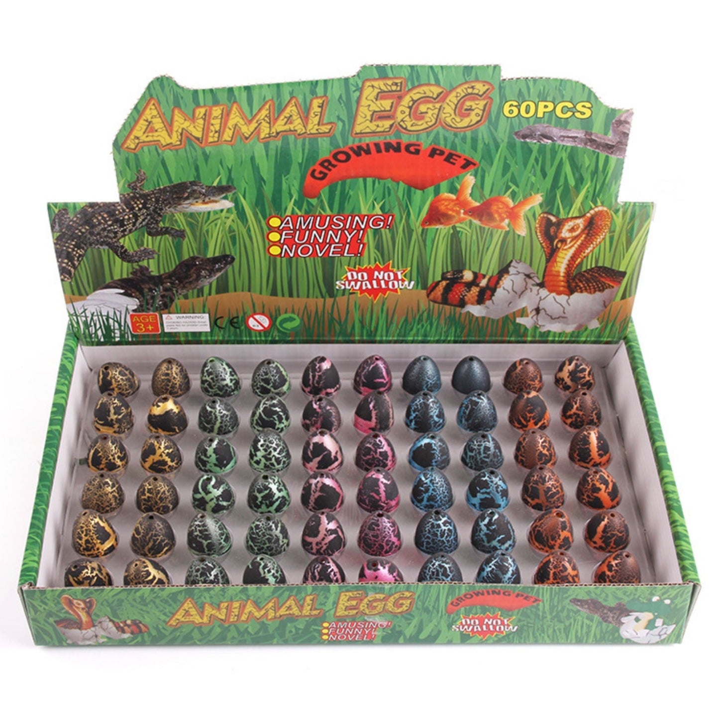 Colorful Dino Eggs Growing Toy Kit
