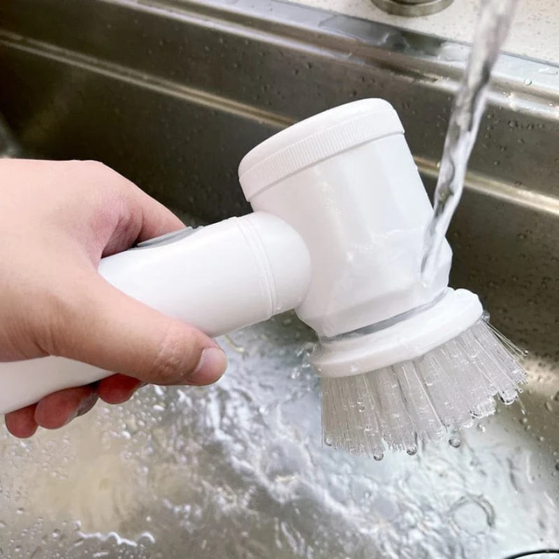Cordless Electric Power Scrubber with Replaceable Brush Heads โ Versatile Cleaning Brush for Grout, Tiles, and Appliances 6
