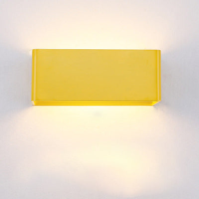 Slim LED Wall Light Modern White Finish