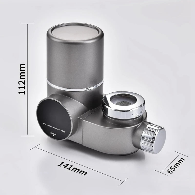Faucet Water Filter with LED Display โ Reduces Lead & Chlorine, Easy Sink Installation and UV Blue Light Sterilization