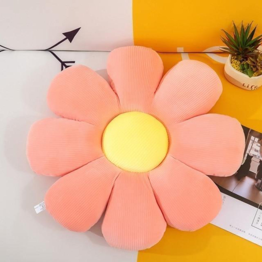 Flower-Shaped Decorative Cushion โ Ultra-Soft Accent Pillow for Couch, Cozy Plush Throw Pillow for Home Decor 9