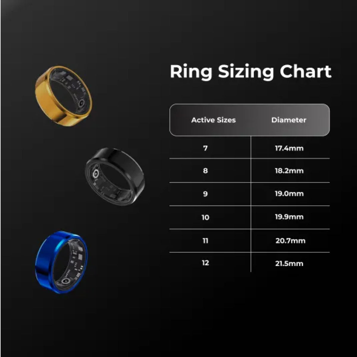 Smart Fitness Tracker Ring