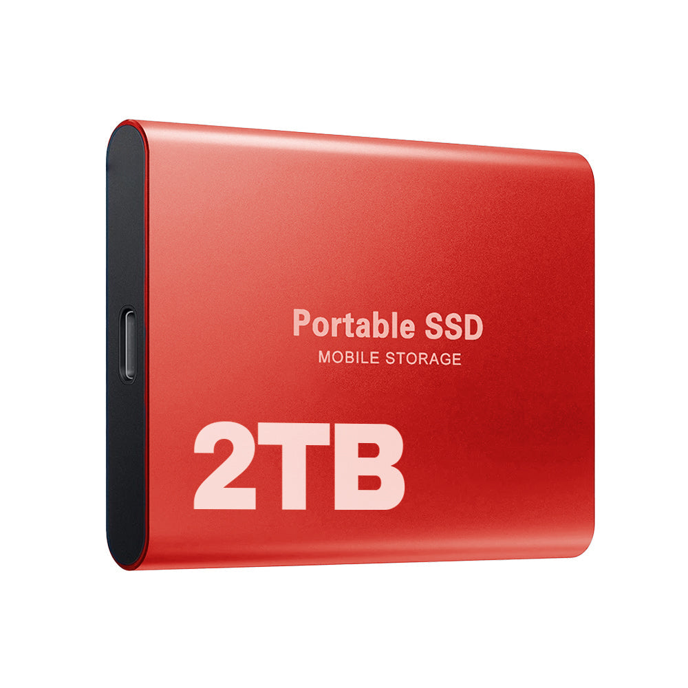 Fast 2TB External SSD Storage with USB-C 3.1