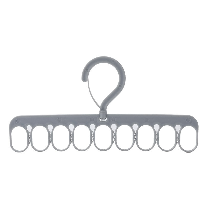 Space Saving Foldable Multi Hook Hanger Rack