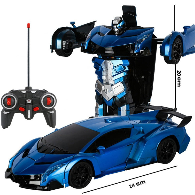 Fast 2 in 1 Transforming Remote Control Car Toy