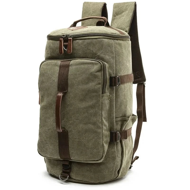Stylish Men's Cotton Duffel Bag for Gym & Travel
