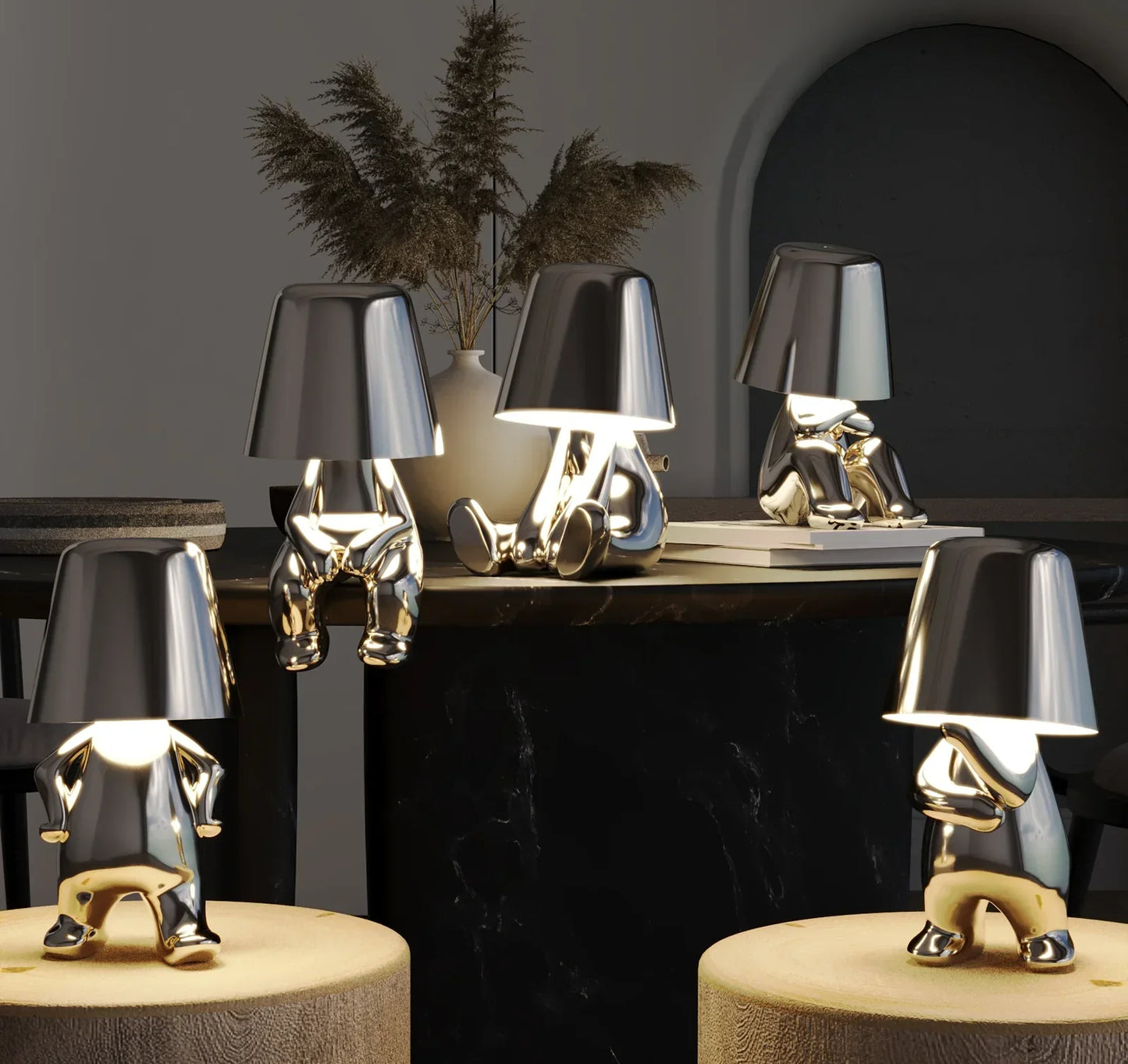 Wireless Modern Desk Lamp Set