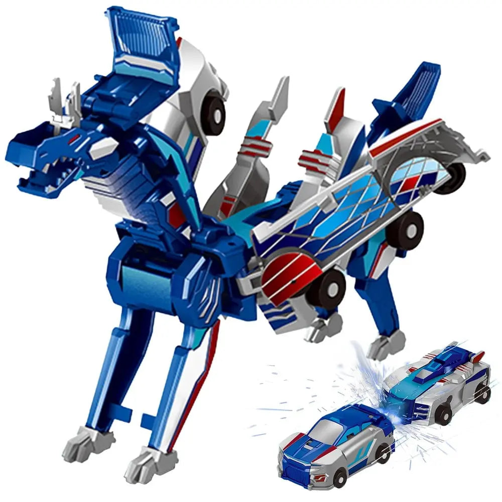 Crash Toy Car with Dino Morph Action