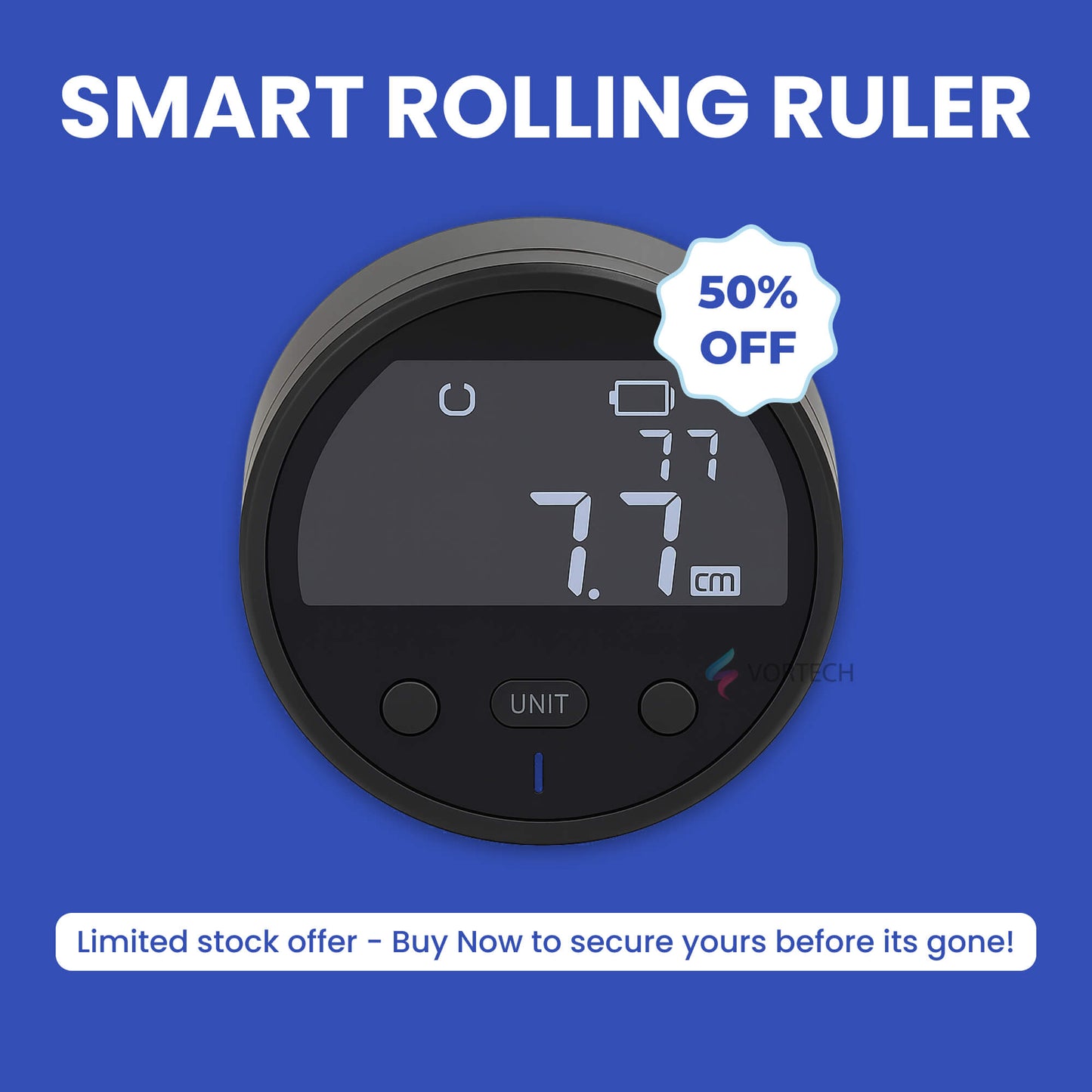 Precise Digital Ruler with LCD Screen