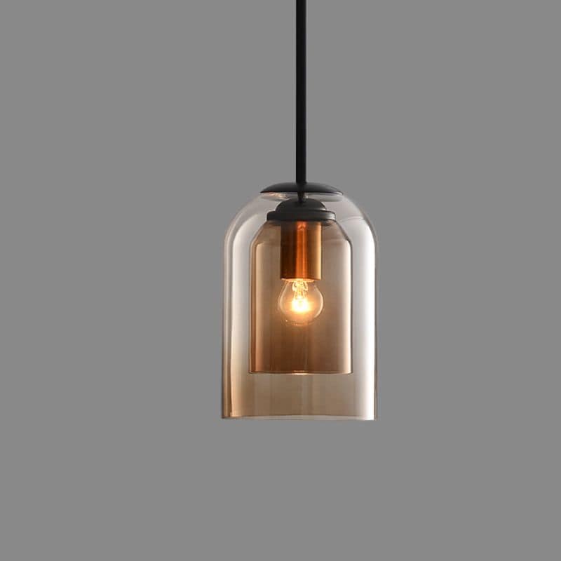 Clear Glass Drop Pendant Light – Sleek E27 Ceiling Fixture