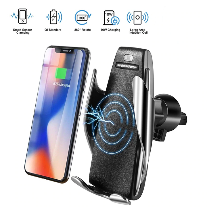 Wireless Car Phone Mount and Fast Charger