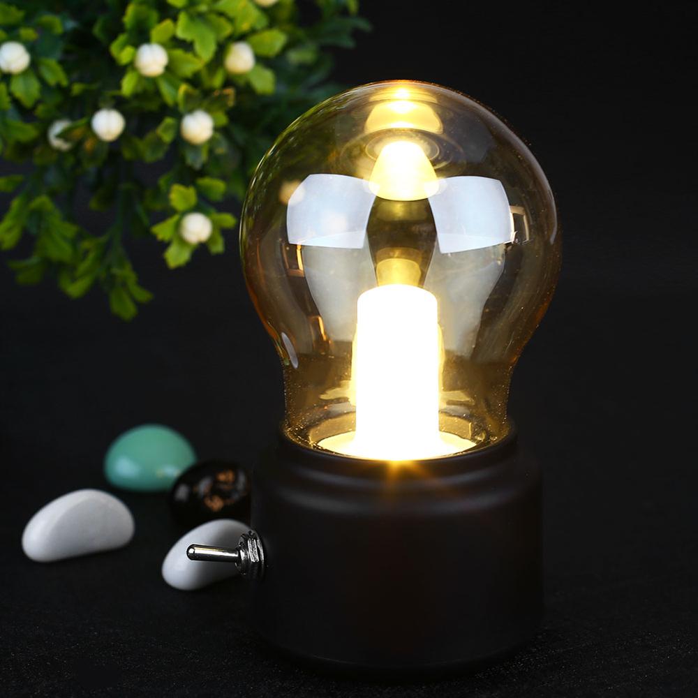 Retro Rechargeable Table Lamp with USB Charger โ Portable LED Desk Lamp for Vintage Decor 7