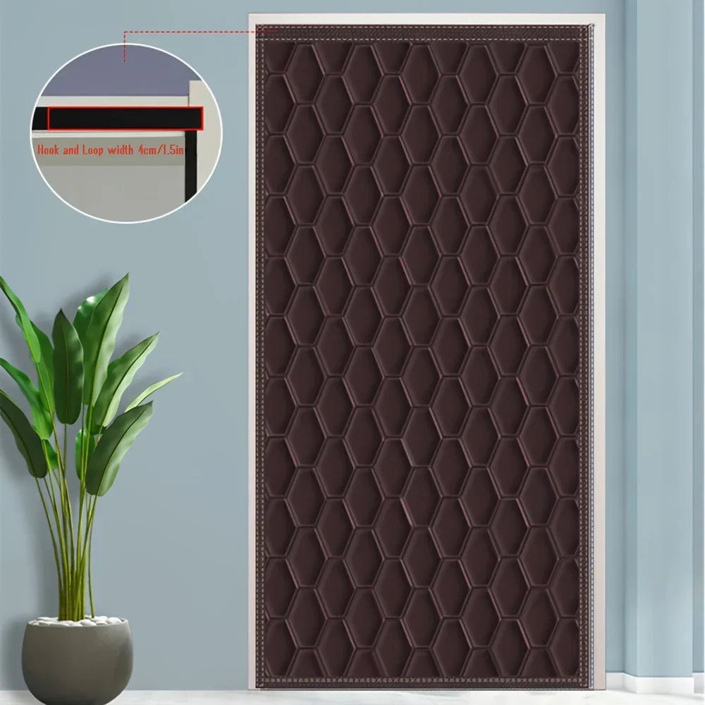 Warm Winter Door Curtain Thermal Insulation Drapes