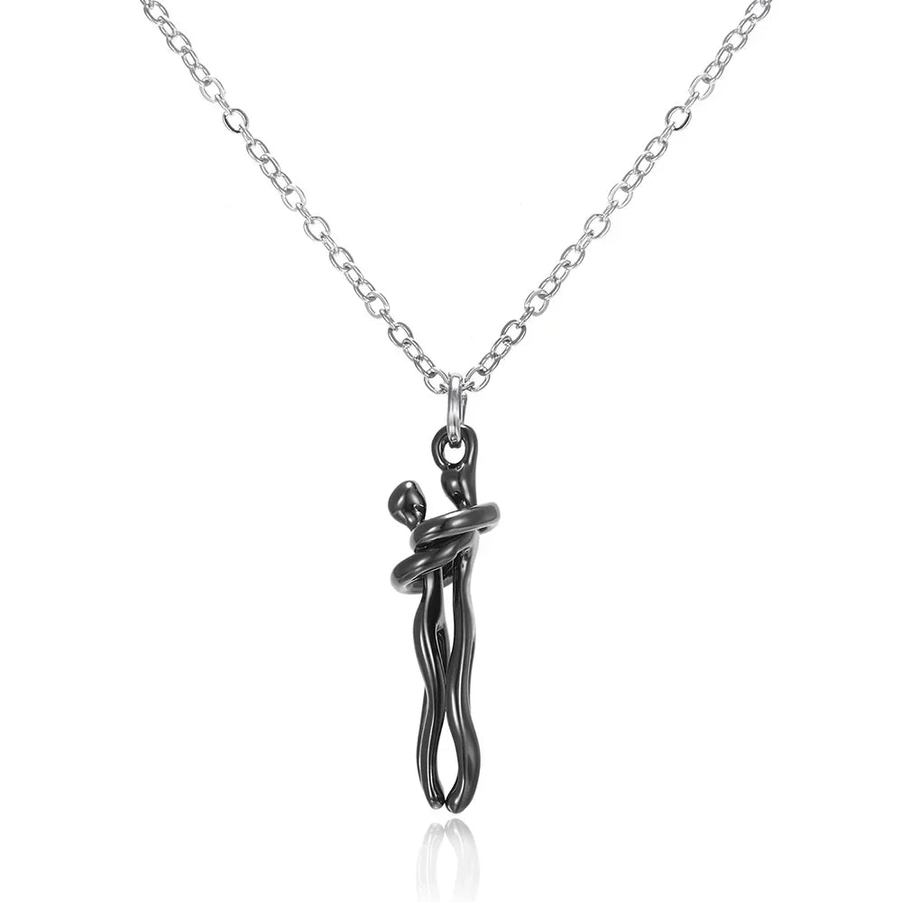 Trendy Fit Hug Pendant Necklace