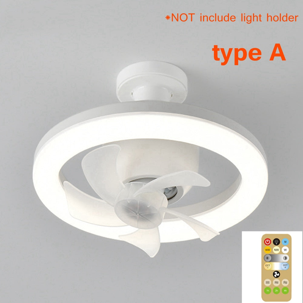 Dual Function Rotating LED Ceiling Fan Light - Halri