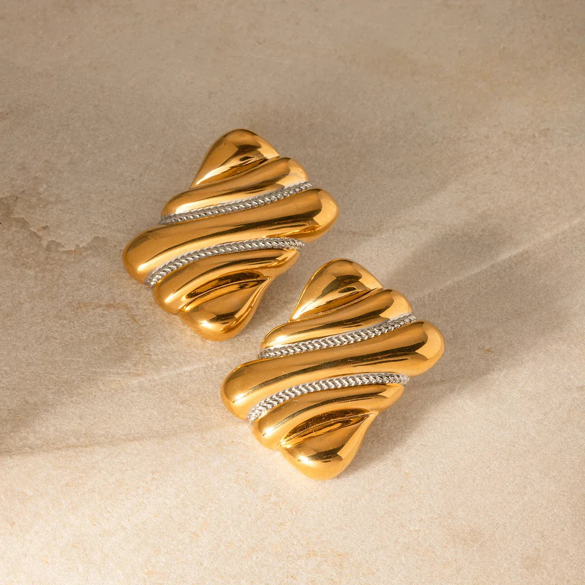 Bold Geometric Statement Square Drop Earrings - Halri
