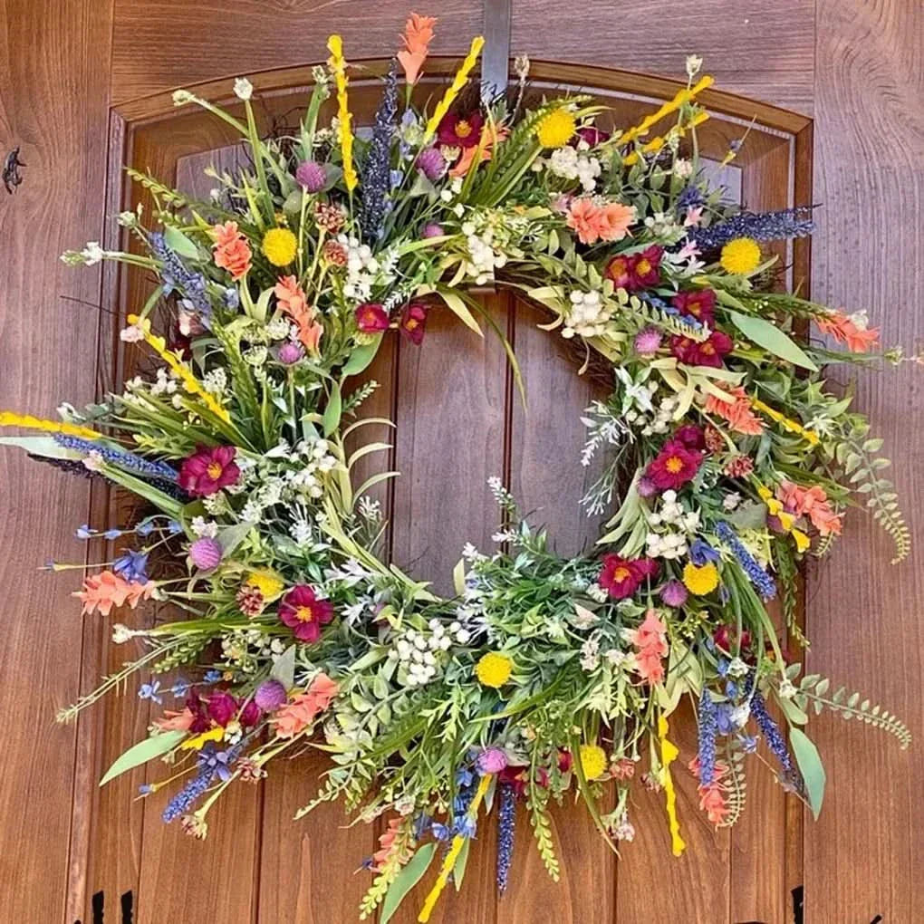 Beautiful Fresh Flower Home Wreath Decor - Halri
