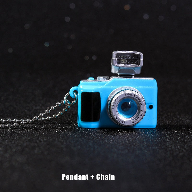 Retro Camera Pendant Light Necklace