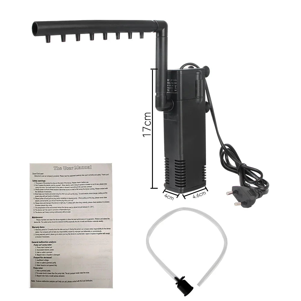 AquaThero Submersible Aquarium Water Pump with Filter