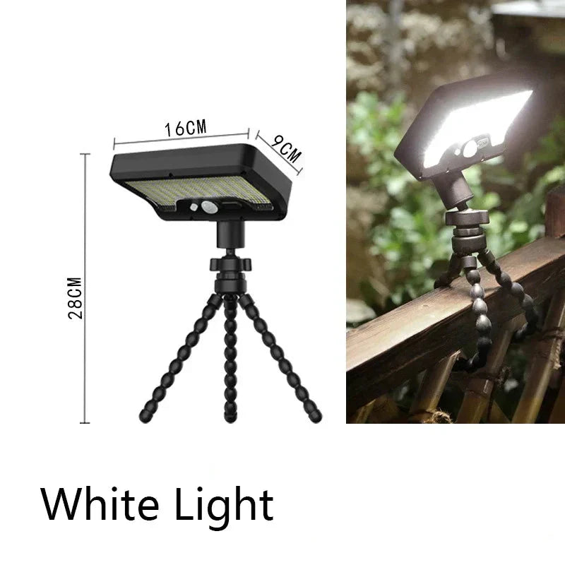 Adjustable Solar Motion Detector Outdoor Security Light