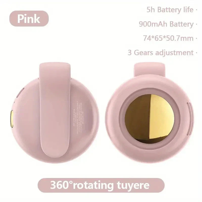 Compact Portable Clip Fan with USB Rechargeable Design