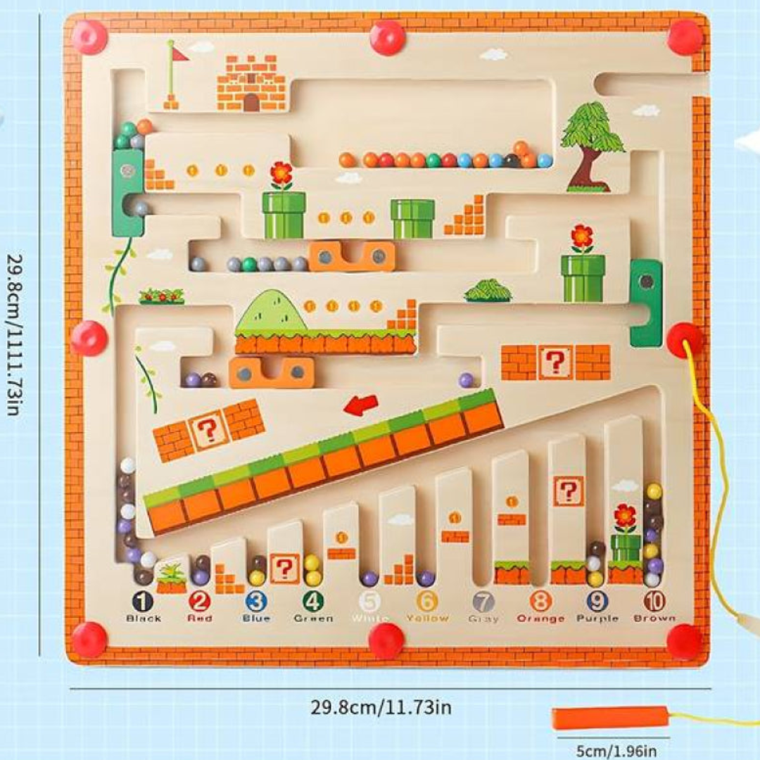 Educational Kids Number Color Puzzle Board