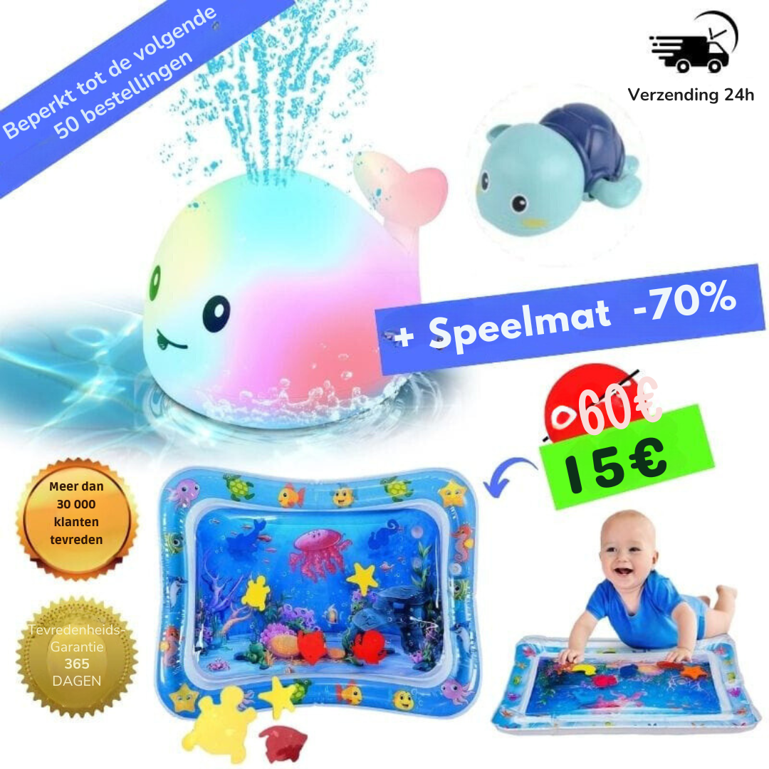 Colorful Whale Bath Time Toy