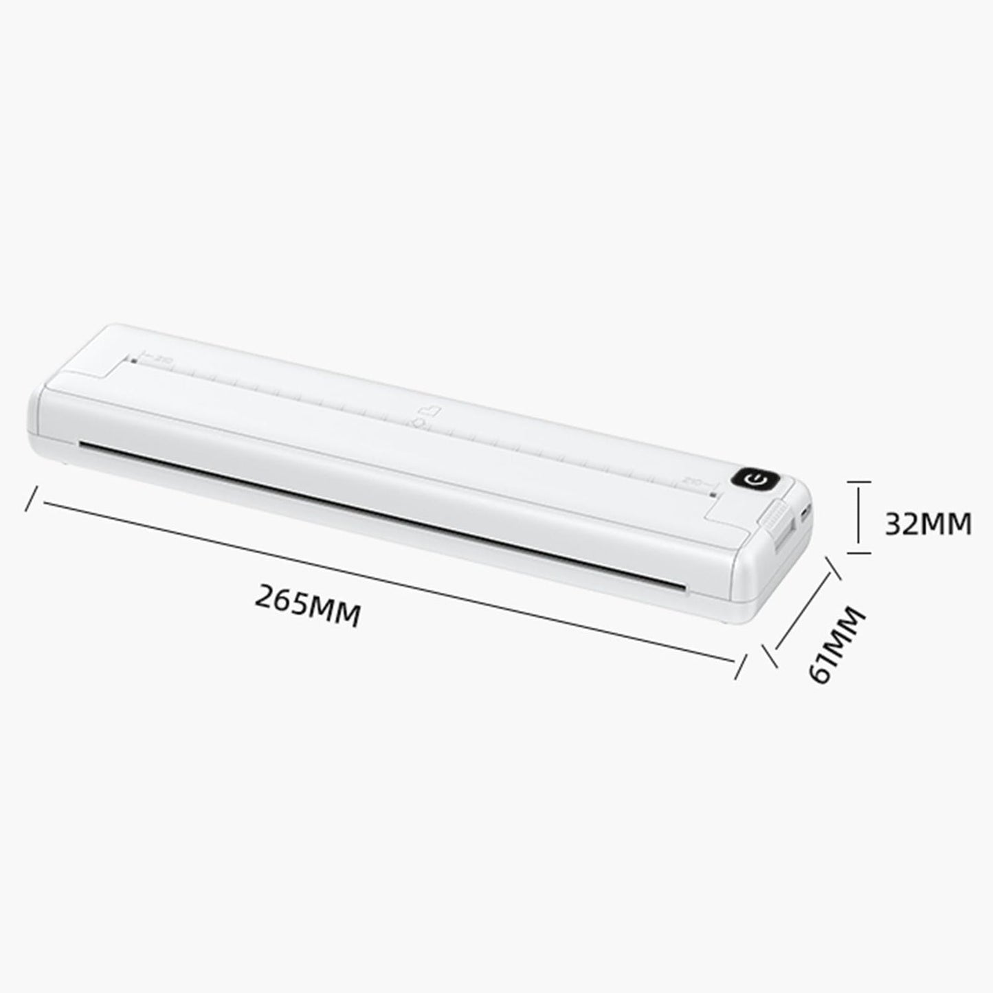 Wireless Bluetooth Inkless A4 Portable Thermal Printer Supports Android, Apple, Windows โ Pocket Printer for Mobile Office
