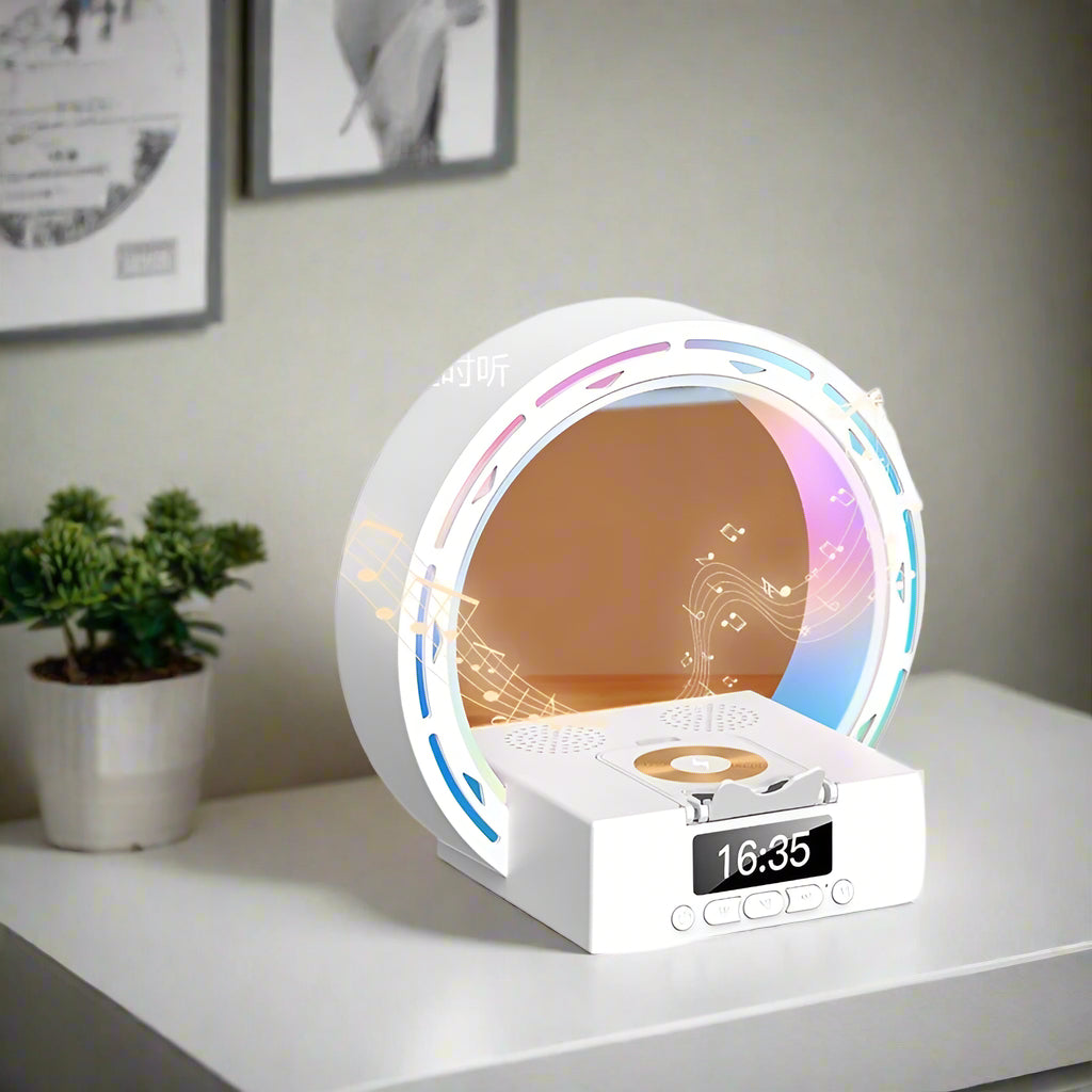 Wireless Bluetooth Speaker Table Lamp with Charger