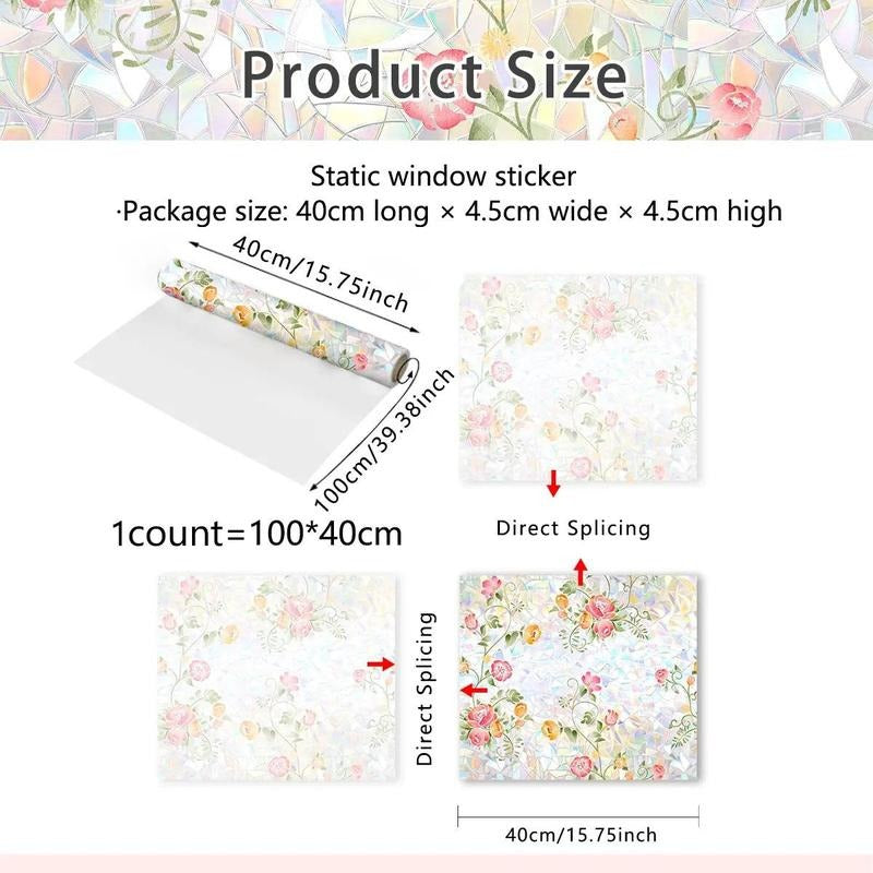 Beautiful Flower Window Decal - Halri